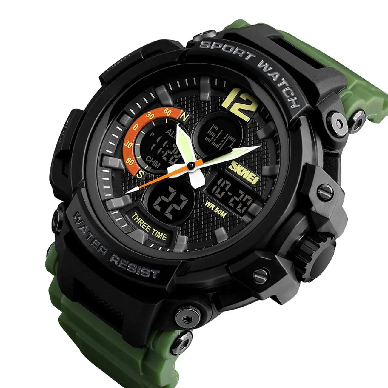 Skmei 1343 Original Analog Digital Waterproof sport watch for men - Image 6