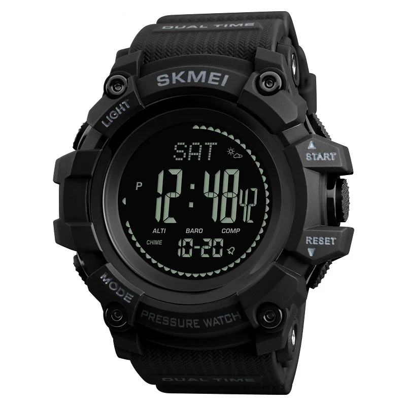 SKMEI 1356 Compass Pedometer Outdoor Climbing Watch For Men Original - Image 4