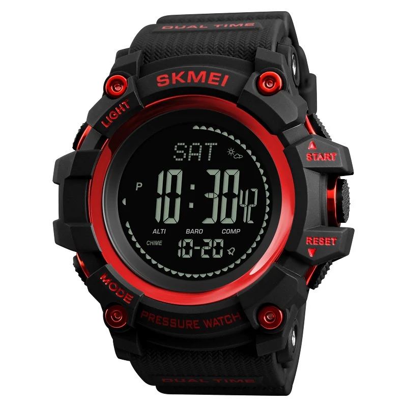 SKMEI 1356 Compass Pedometer Outdoor Climbing Watch For Men Original - Image 8