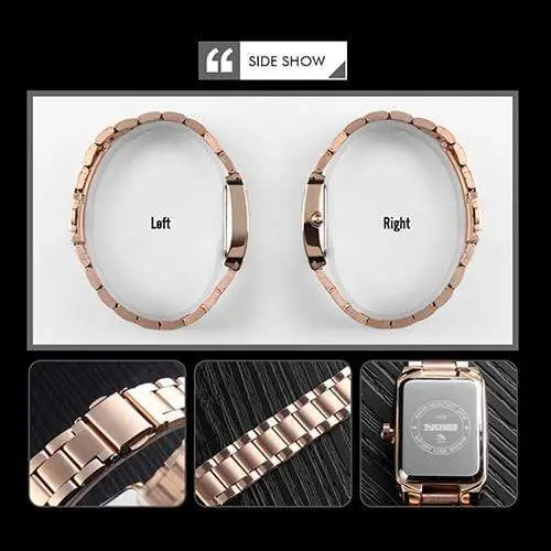 Skmei 1400 Original Designer Analog Watch for Girls For Women Ladies watch - Image 7
