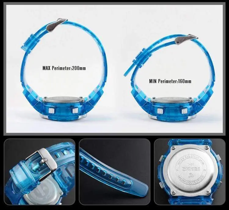 Skmei 1450 Original Digital Multicolor Light Watch Boys & Girls - Image 4