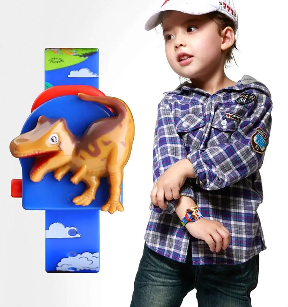 Skmei 1468 Original Digital Toy Fun Watch dinosaur For Baby Boys & Girls Watch - Image 3