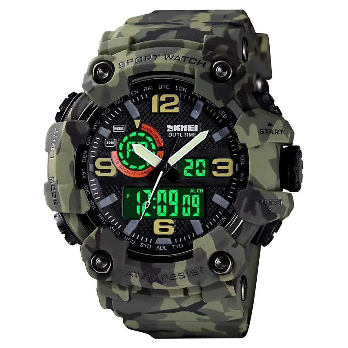 Skmei 1520 Original Analog Digital Multifunction watch for Men - Image 3