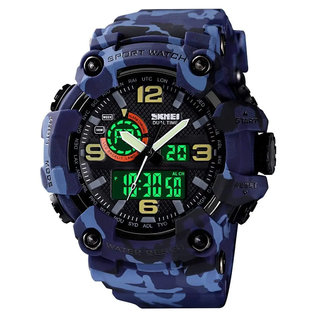 Skmei 1520 Original Analog Digital Multifunction watch for Men - Image 4