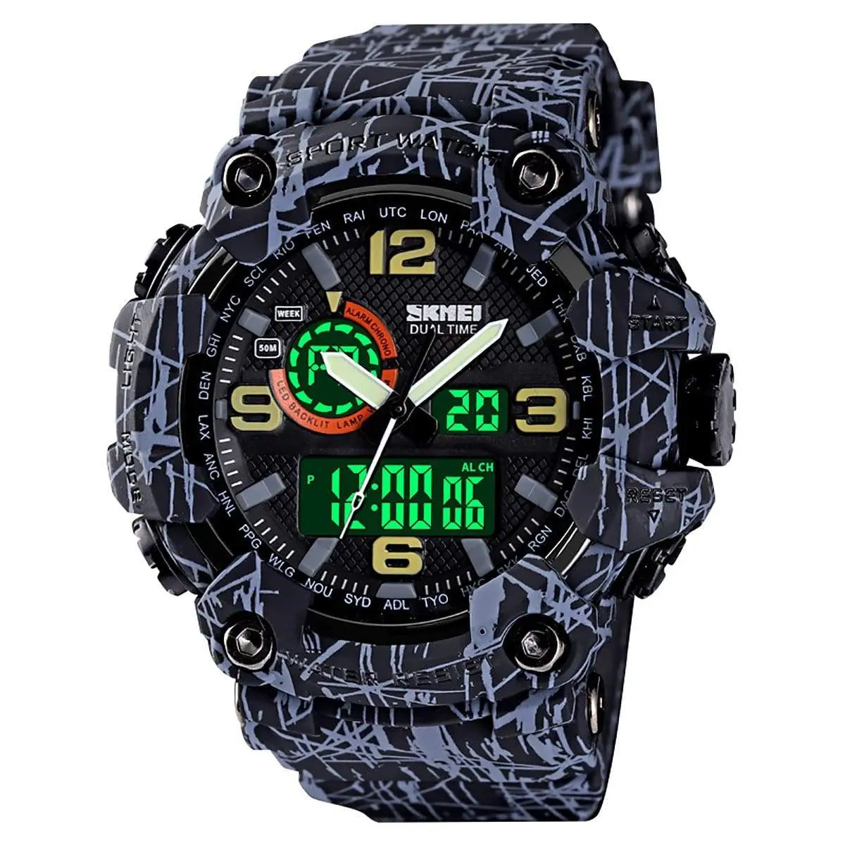 Skmei 1520 Original Analog Digital Multifunction watch for Men - Image 8