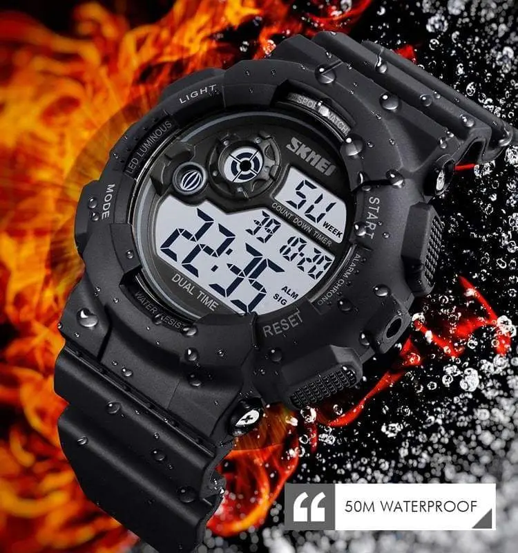 Skmei 1583 Original Digital Waterproof watch Round Sports watch for Men - Image 5