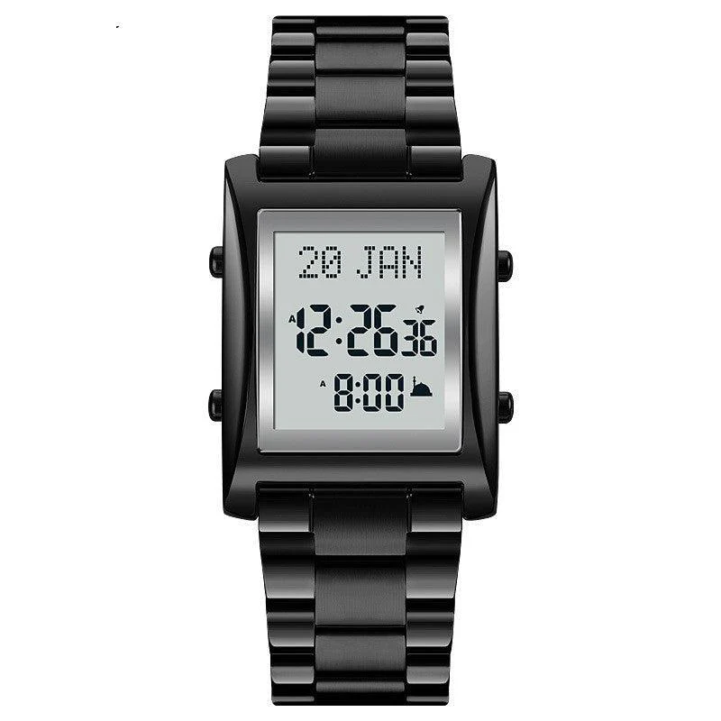 SKMEI 1815 Muslim Islamic Azan Prayer Watch Qibla Direction Multifunctional Digital Watches - Image 4
