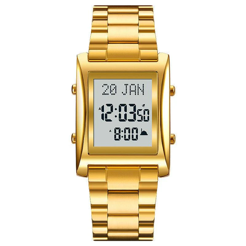 SKMEI 1815 Muslim Islamic Azan Prayer Watch Qibla Direction Multifunctional Digital Watches - Image 5