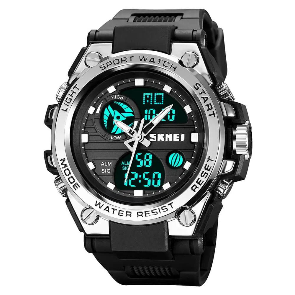 Skmei 2031 Original Analog Digital Big Dial Sports Watch For Men - Image 4