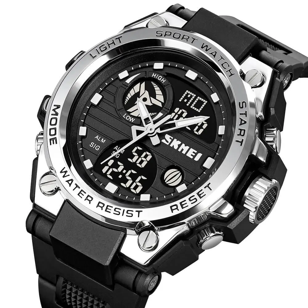 Skmei 2031 Original Analog Digital Big Dial Sports Watch For Men - Image 5