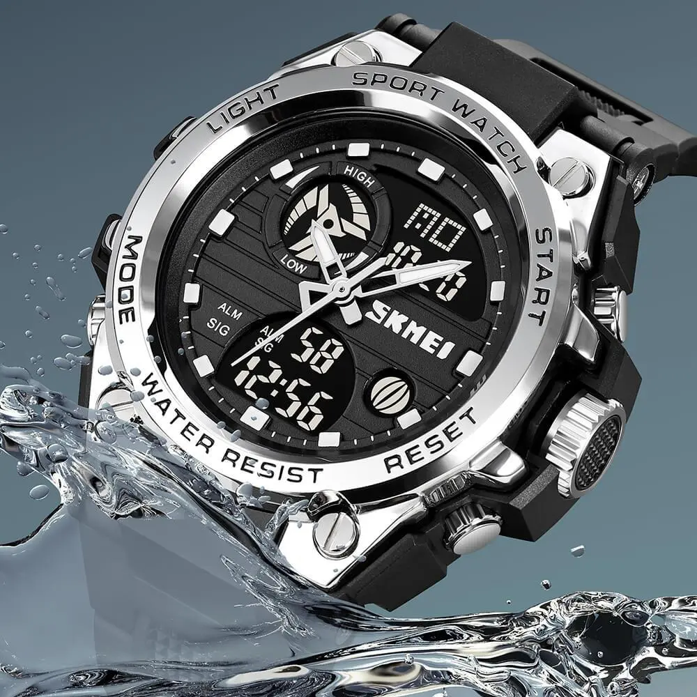 Skmei 2031 Original Analog Digital Big Dial Sports Watch For Men - Image 6