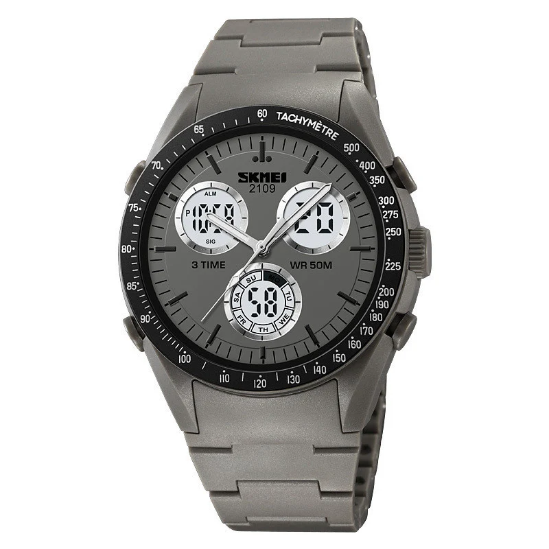 Skmei 2109 Analog Digital multi functional watch for Men - Image 5
