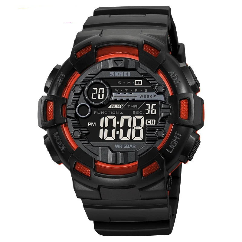 Skmei 2110 Multifunctional Digital Waterproof Luminous Sports Watch For Men - Image 3