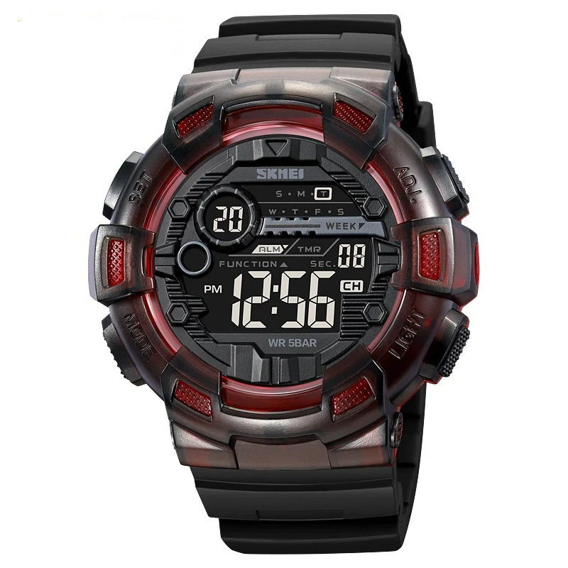 Skmei 2110 Multifunctional Digital Waterproof Luminous Sports Watch For Men - Image 4