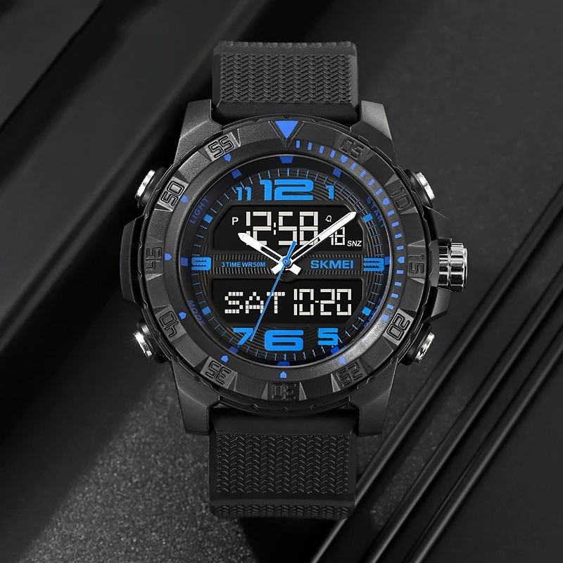 Skmei 2162 Analog Digital Sports watch for men - Image 3