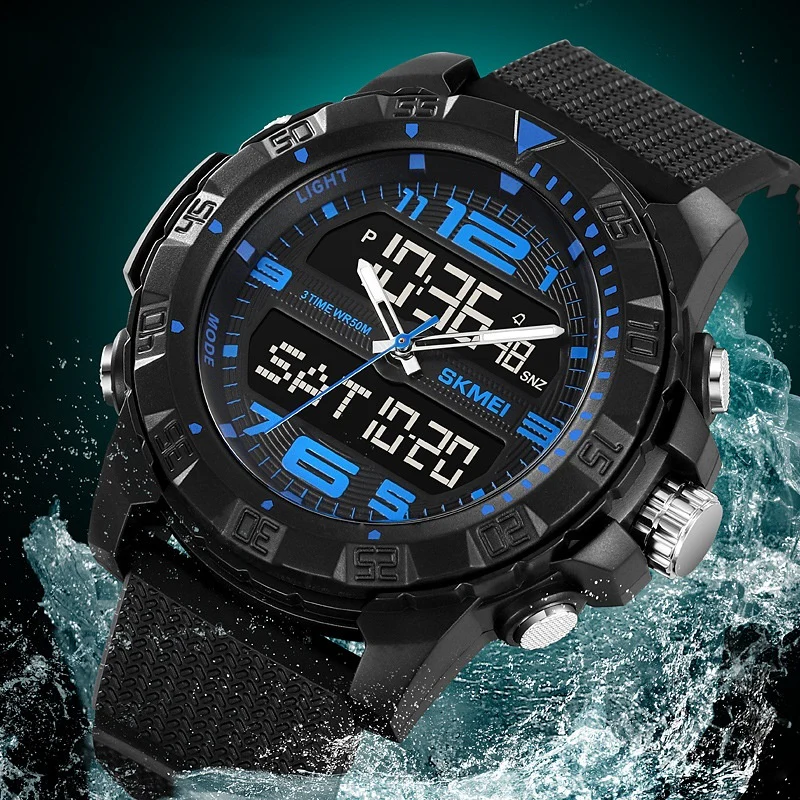 Skmei 2162 Analog Digital Sports watch for men - Image 4
