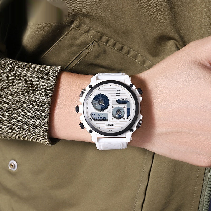 Skmei 2202 Outdoor Exploration Multi-Function Waterproof Silicone Paracord Watch for Men - Image 4
