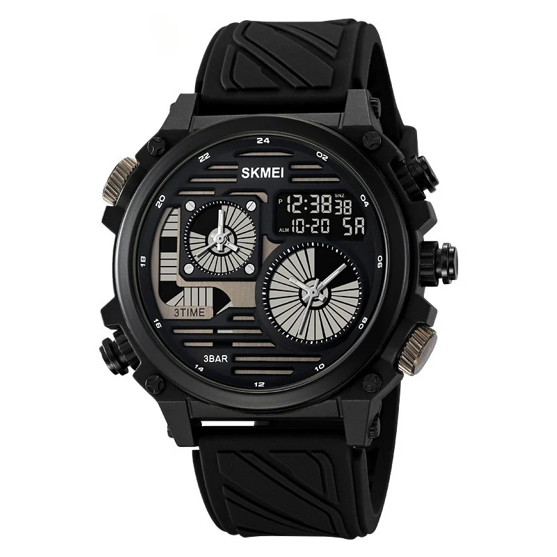 Skmei 2202 Outdoor Exploration Multi-Function Waterproof Silicone Paracord Watch for Men - Image 9