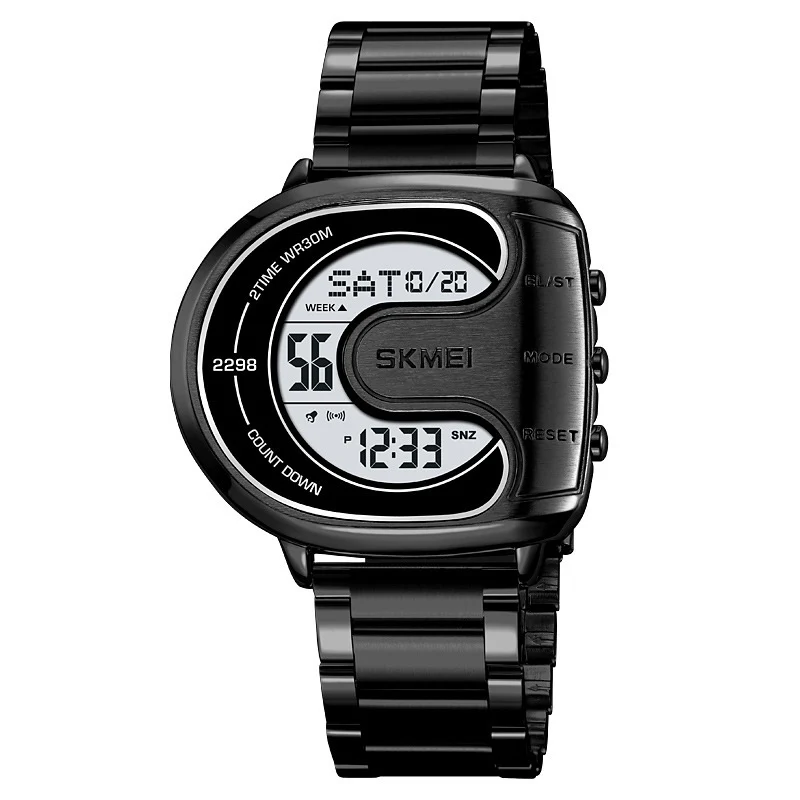 Skmei 2298 U-shaped Dial Creative Electronic Digital Watch For Men - Image 3