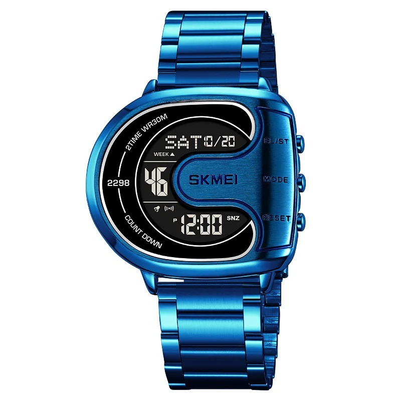 Skmei 2298 U-shaped Dial Creative Electronic Digital Watch For Men - Image 4