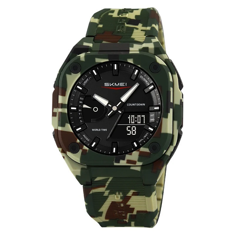 Skmei 2328 Analog Digital 5 Alarm Watch for men - Image 4