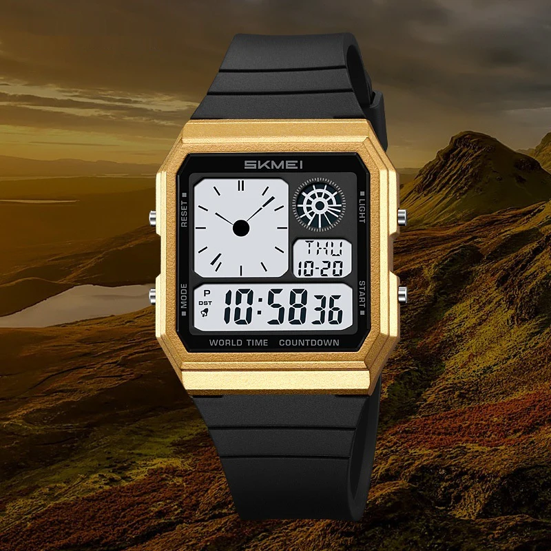 Skmei 2347 Waterproof Multifunctional Digital Sports Watch For Men