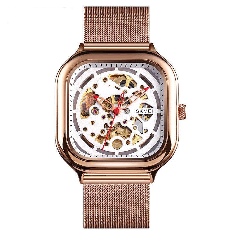 Skmei 9184 Original Hollow High-End Men's Automatic Mechanical Watch - Image 3