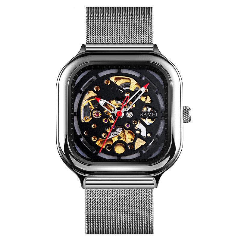 Skmei 9184 Original Hollow High-End Men's Automatic Mechanical Watch - Image 4