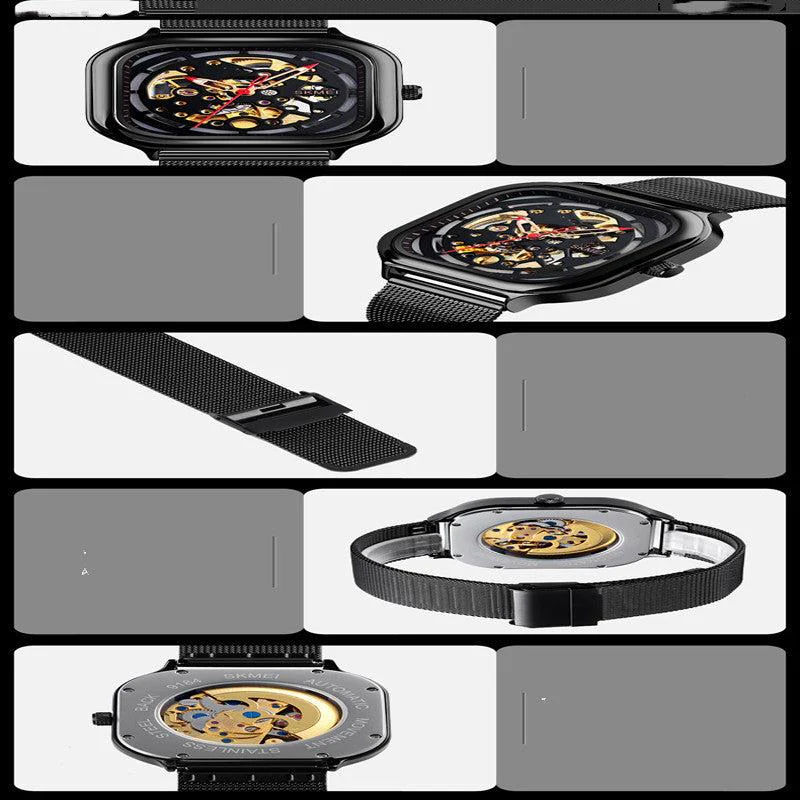 Skmei 9184 Original Hollow High-End Men's Automatic Mechanical Watch - Image 5