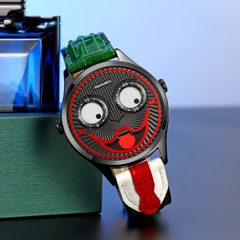 SKMEI 9389 New Fashion Clown Dial Quartz watch for Men - Image 4