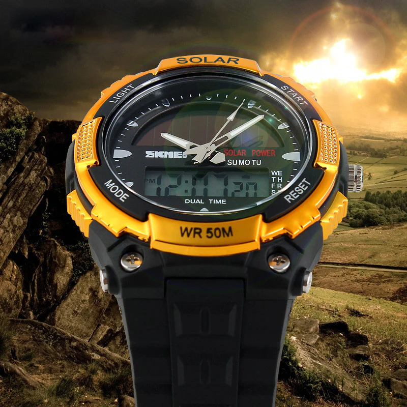 Skmei Analog Digital Solar watch For Men 1049 Original - Image 2