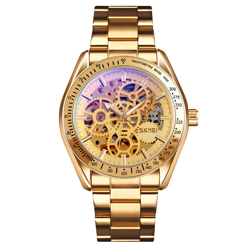 Skmei Automatic Steel body Mechanical watch for men 9194 original - Image 4
