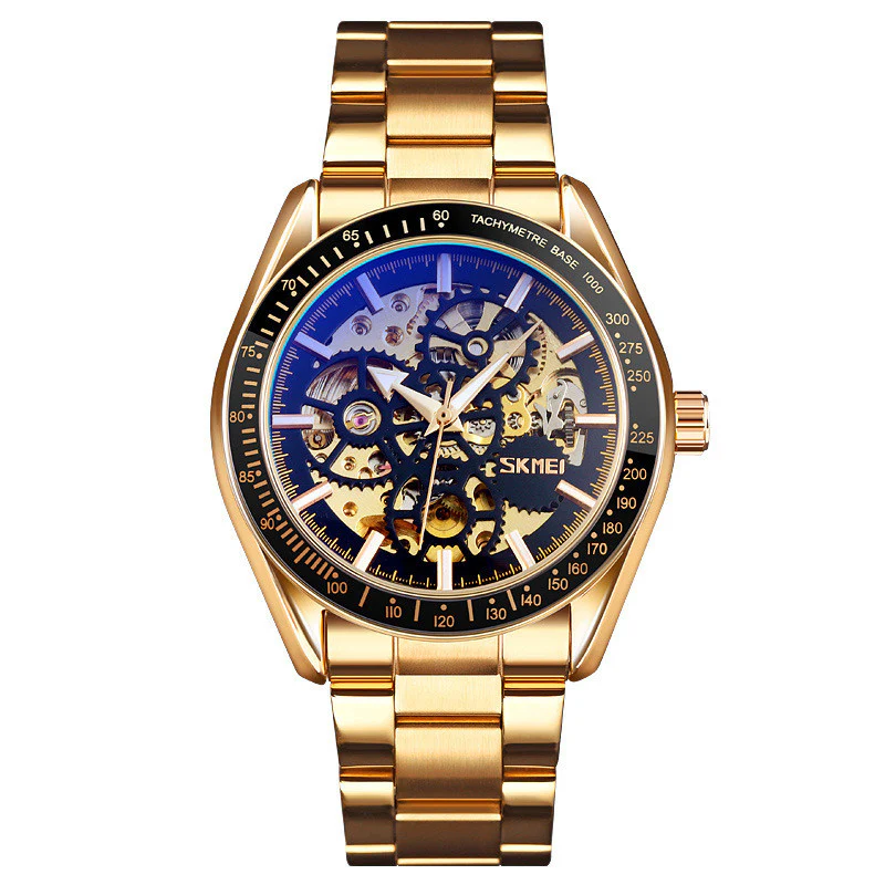 Skmei Automatic Steel body Mechanical watch for men 9194 original - Image 5