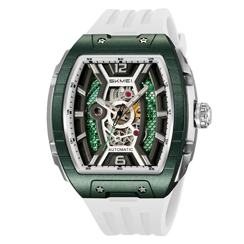 Skmei M033 Wine Barrel Mechanical Automatic Watch for Men - Image 4