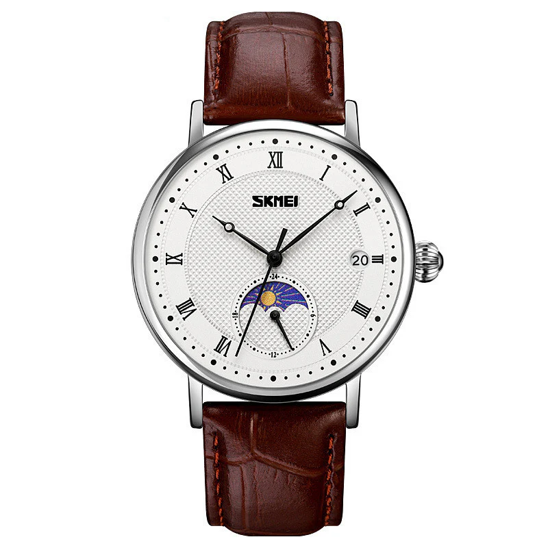 Skmei Quartz Moon Phase watch for men 9308 Original - Image 4