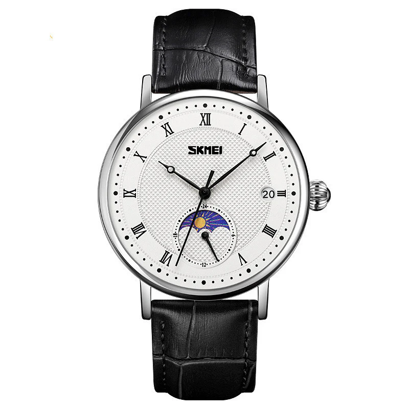 Skmei Quartz Moon Phase watch for men 9308 Original - Image 5