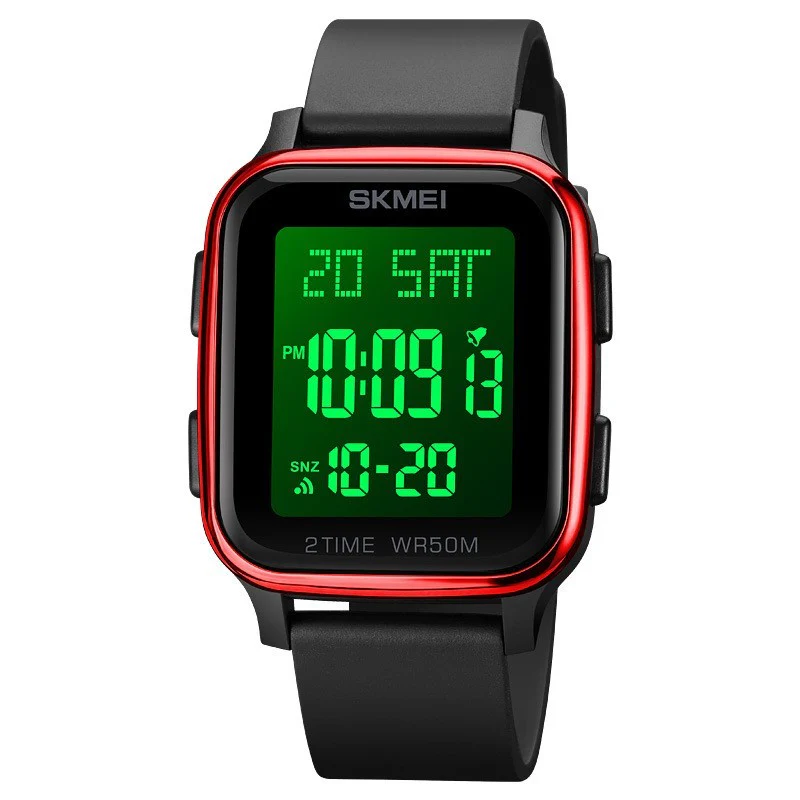 Skmei Square Waterproof Digital Sports Watch 1858 Original - Image 5