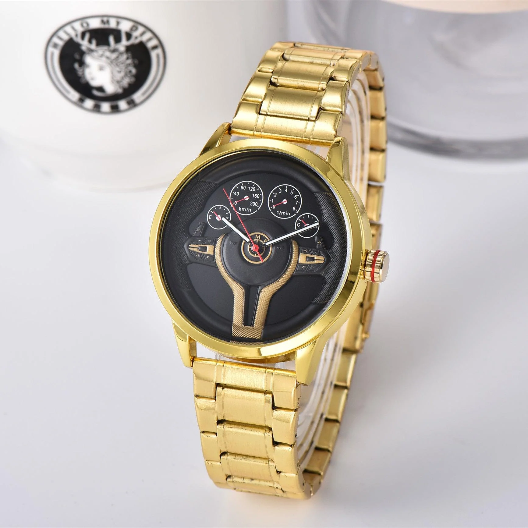 Steering Wheel Fashion Watch For Men - Image 4