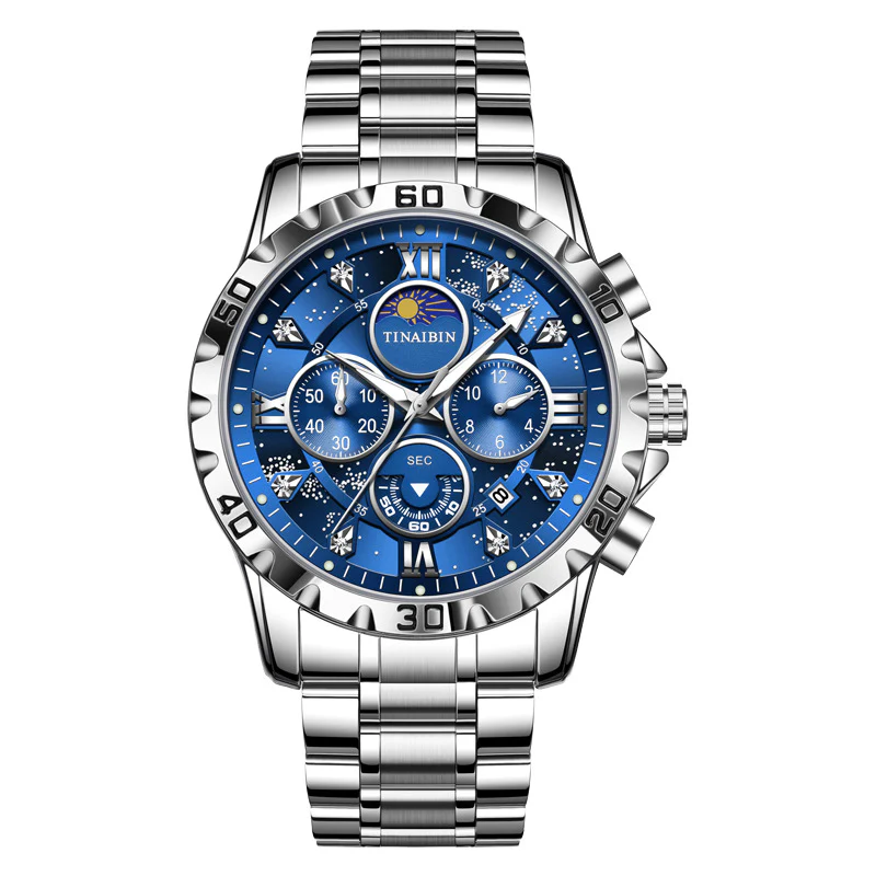 TINAIBIN Multi-functional High-grade Luminous Quartz Watch For Men TIN6626 - Image 8