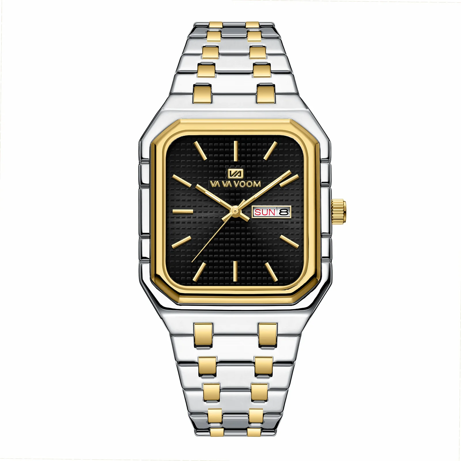 Va Va Voom 2881 Casual Stylish Luminous Square Quartz Watch For Men - Image 10