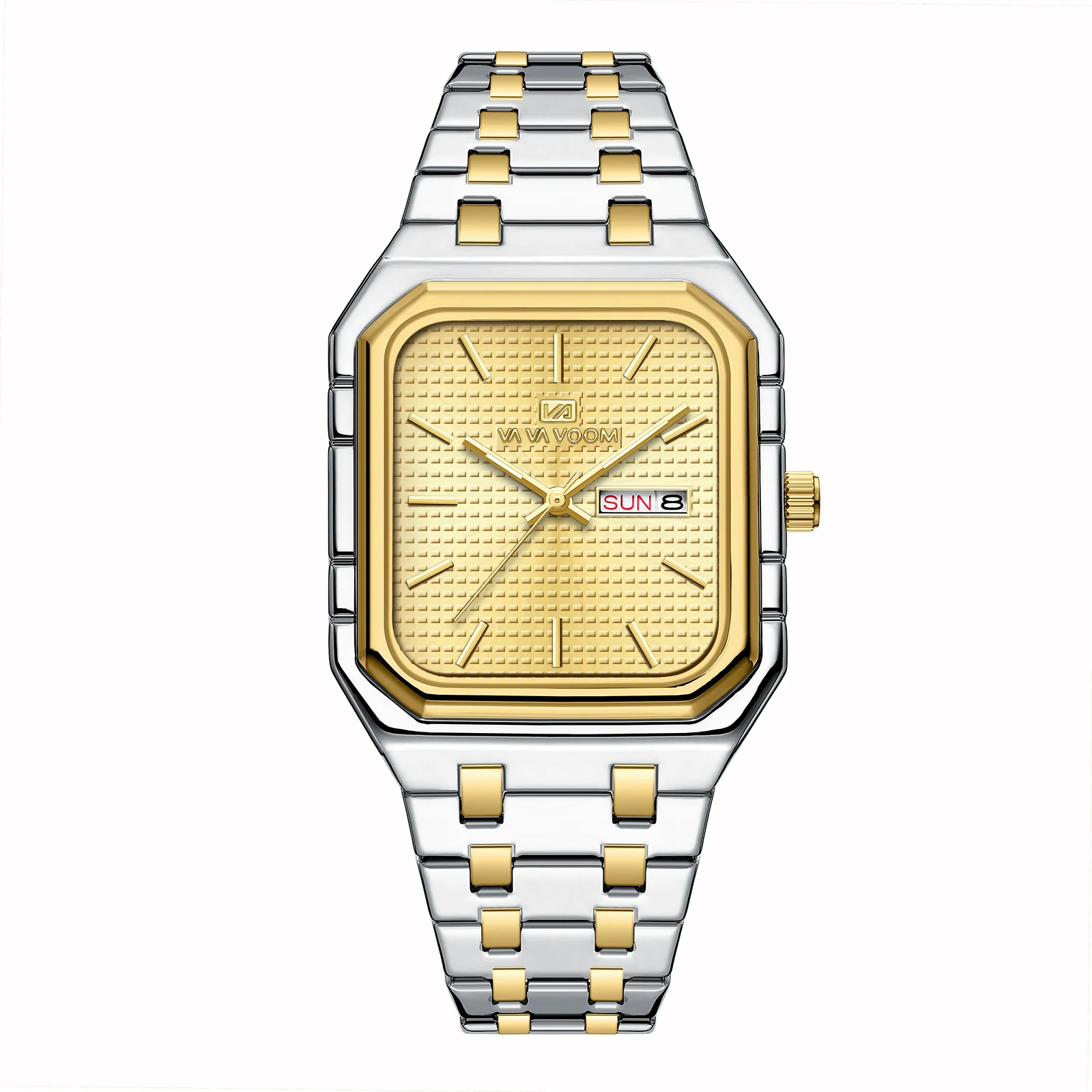 Va Va Voom 2881 Casual Stylish Luminous Square Quartz Watch For Men - Image 8