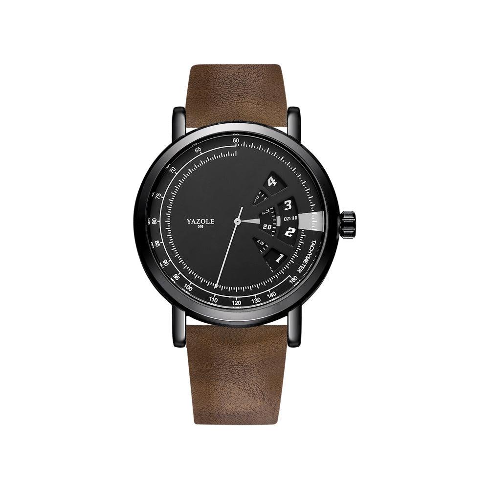Yazole Watch Men's Turntable Waterproof Men's Watch Quartz Watch Men's Watch - Image 10