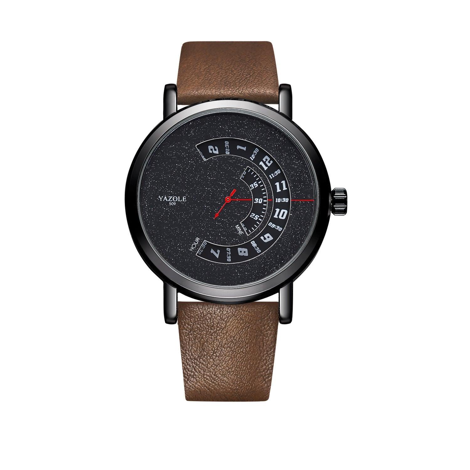 Yazole Watch Men's Turntable Waterproof Men's Watch Quartz Watch Men's Watch - Image 12