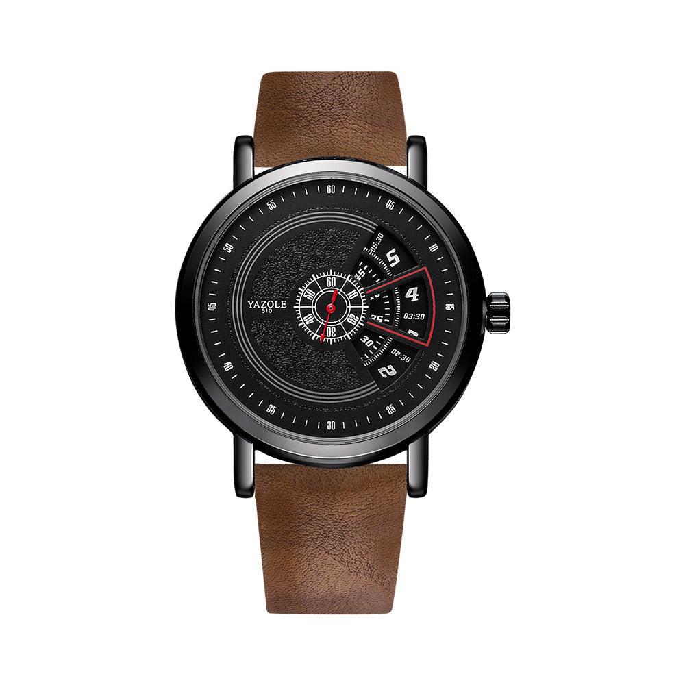 Yazole Watch Men's Turntable Waterproof Men's Watch Quartz Watch Men's Watch - Image 4