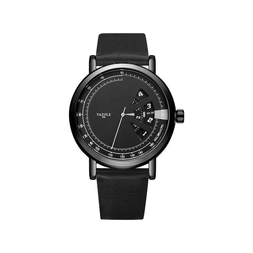 Yazole Watch Men's Turntable Waterproof Men's Watch Quartz Watch Men's Watch - Image 6