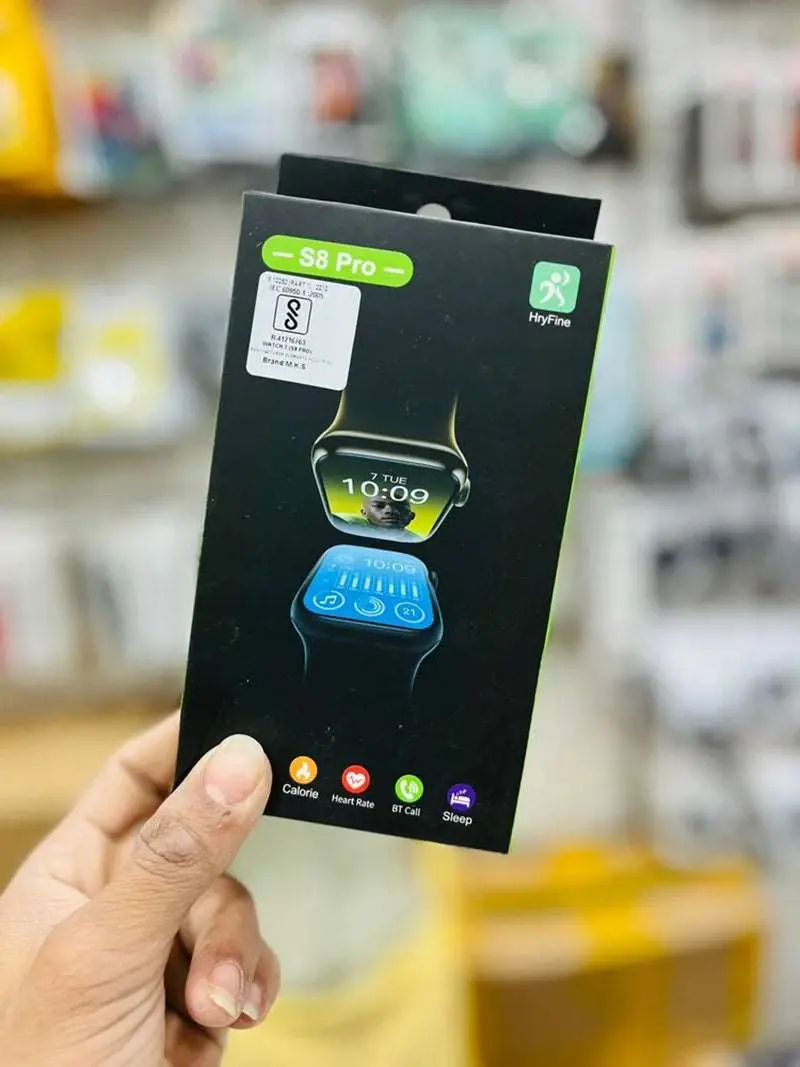 Xura S8 Pro Smartwatch 1.69 Display Bluetooth calling function Watch - Image 3