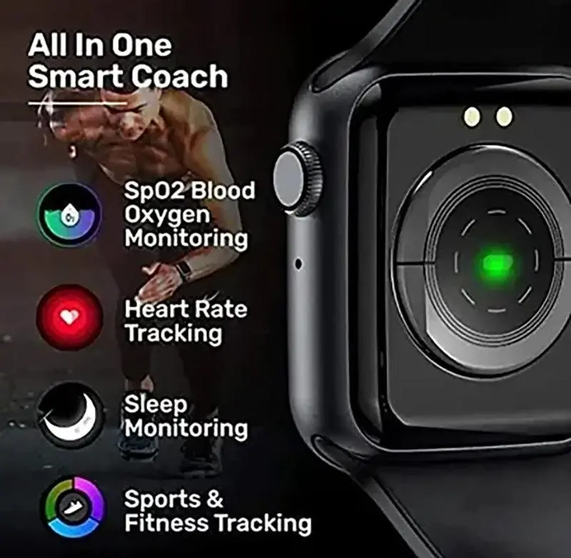 Xura S8 Pro Smartwatch 1.69 Display Bluetooth calling function Watch - Image 4