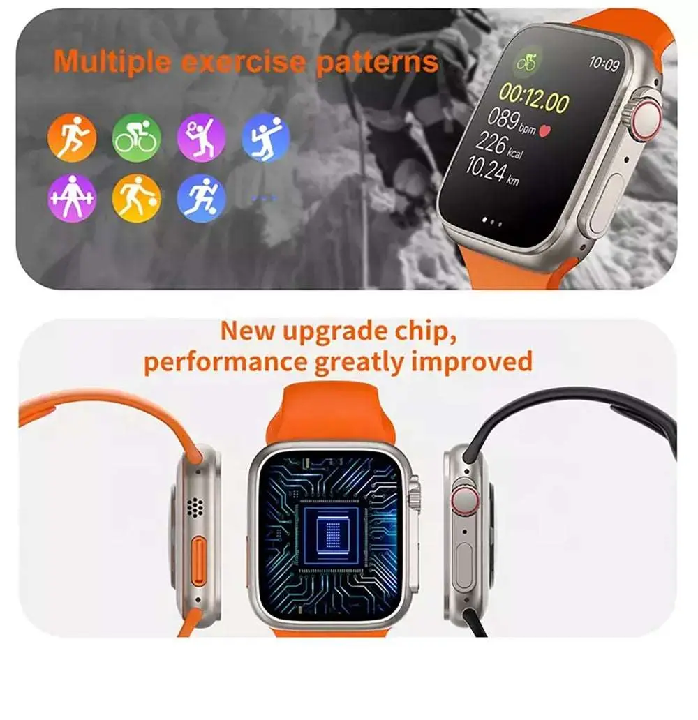 Z55 smart Watch 1.99 inch IPS Screen Smart Watch Support Heart Rate & Blood Oxygen Monitoring Sports Modes - Image 3